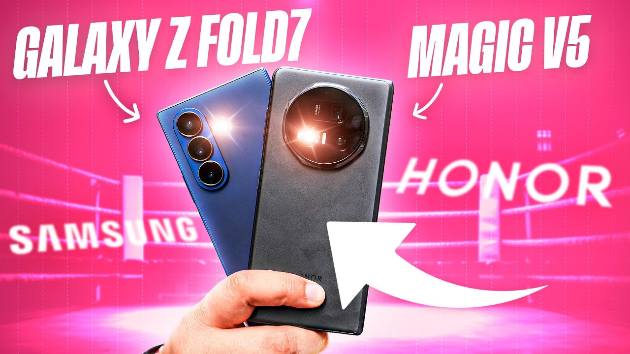 Samsung Galaxy Z Fold 7 vs Honor Magic V5 : On a fait un choix ! Et vous ?