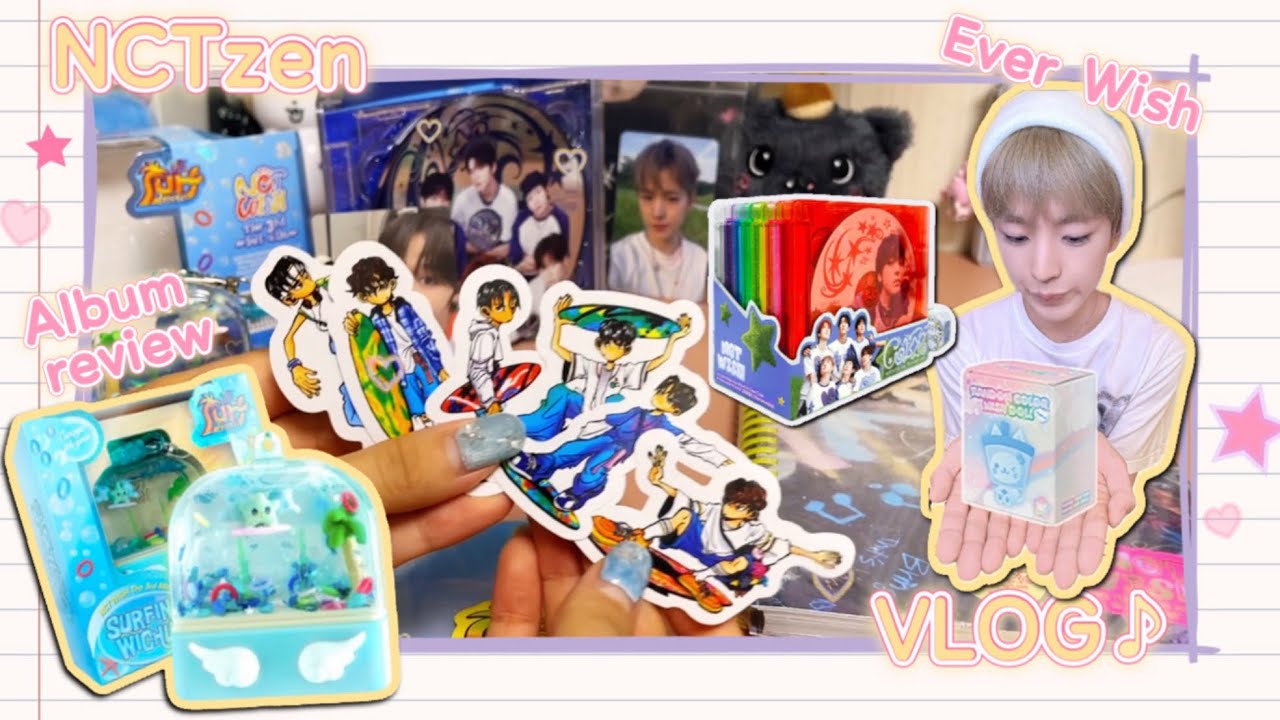 [위즈니vlog💚] 위시 color 앨범깡 | 7000원 투샷회 | 성수 팝업 겉핥기 • 윗부부 | 에버위시 (뒷북)