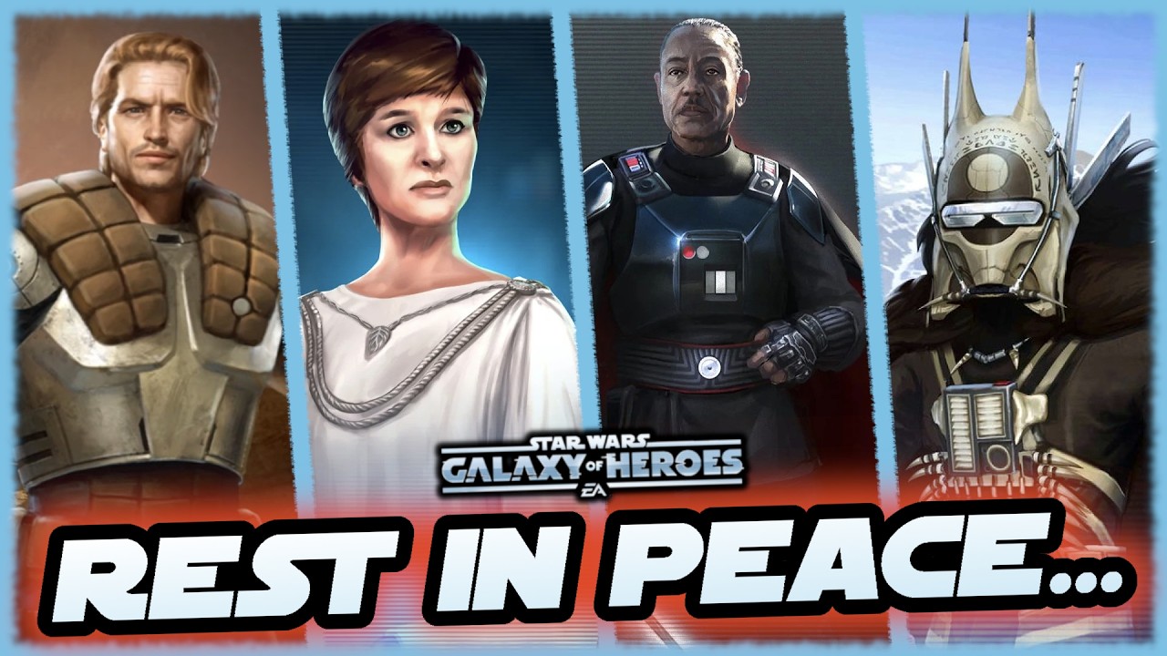 10 погибших или умирающих команд в Star Wars: Galaxy of Heroes...