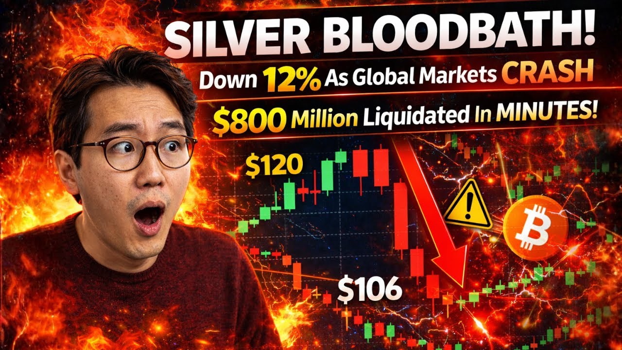 SILVER BLOODBATH! Down 12% As Global Markets CRASH &mdash; $800 Million Liquidated In MINUTES!