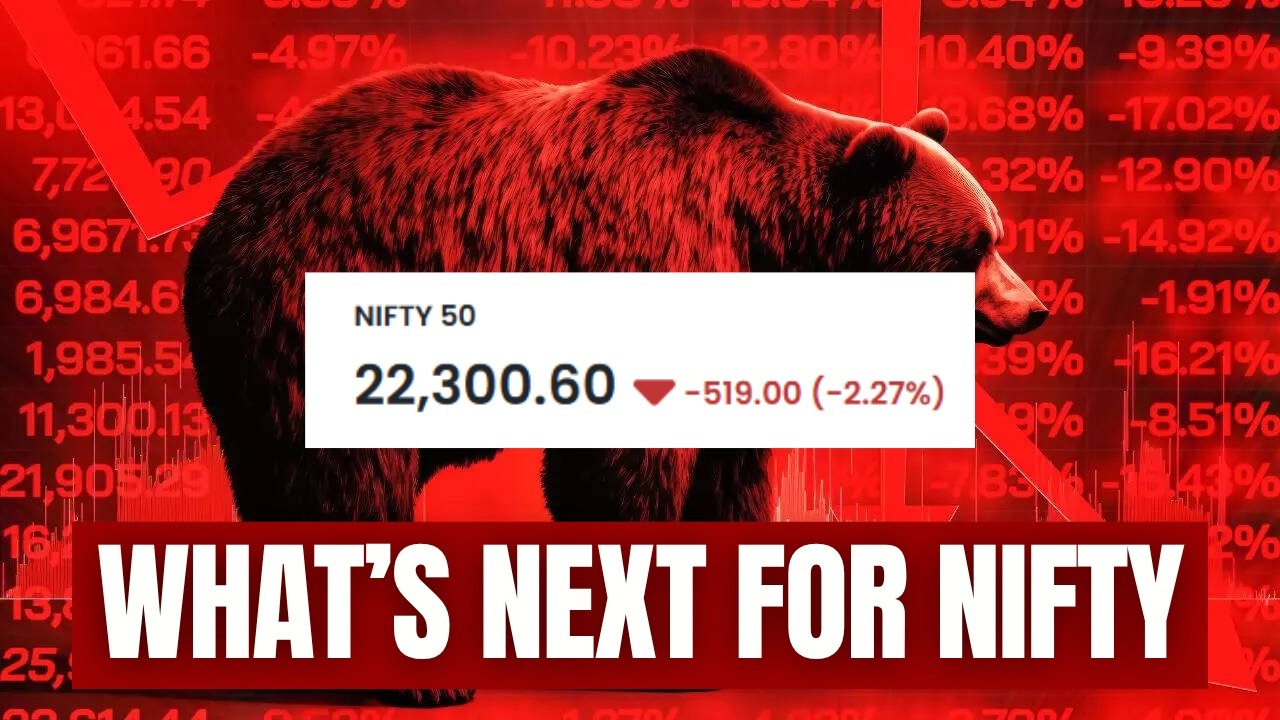 Индекс Nifty достиг 11-месячного минимума | Худший финансовый год со времен обвала, вызванного CO...