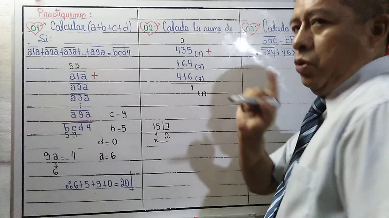 QUINTO DE SECUNDARIA - ARITMÉTICA - ADICIÓN Y SUSTRACCIÓN 02