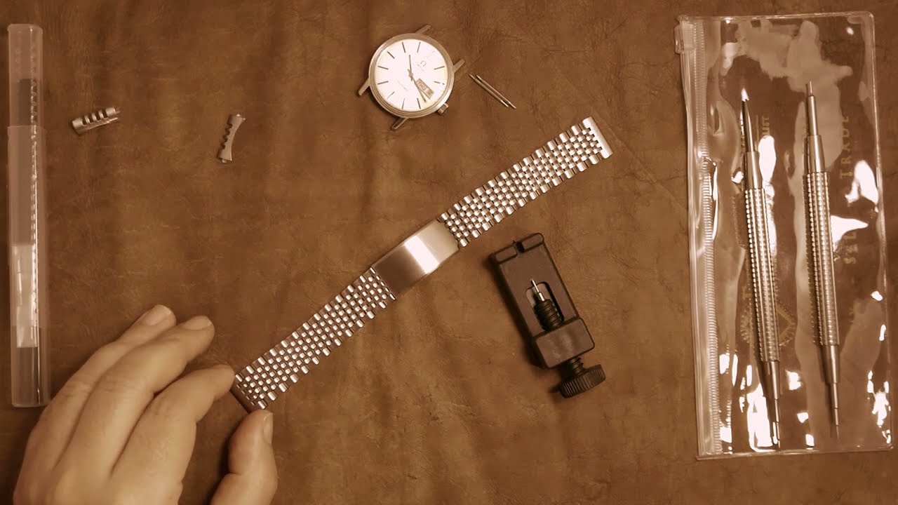 Overview of Link Removal on a Omega Style Bead of Rice Bracelet