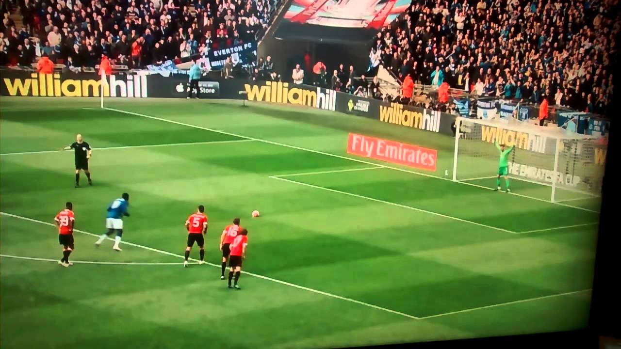 David de gea penalty save vs Everton-Fa cup semi final