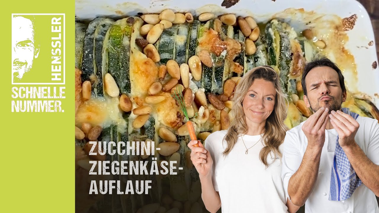 Schnelles Zucchini-Ziegenkäse-Auflauf Rezept von Steffen Henssler