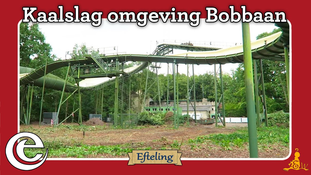 [#Efteling] Bobbaan - De omgeving na kaalslag vlak voor de sloop 29-08-2019