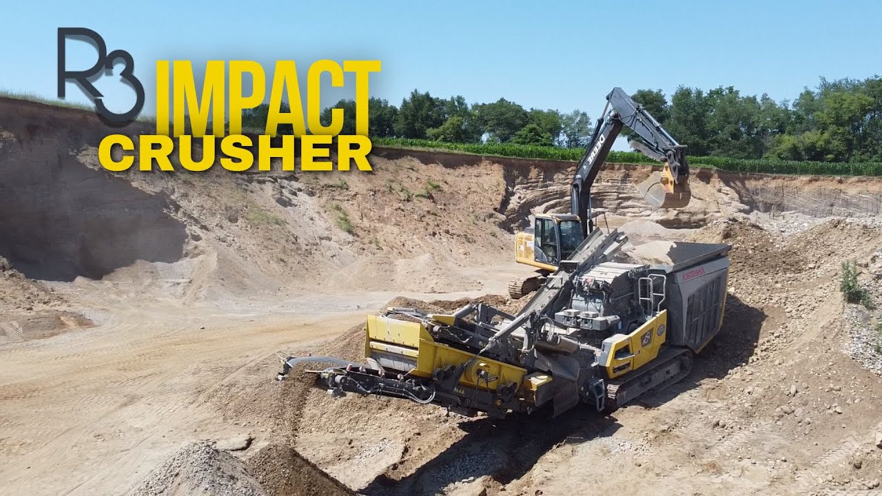 Keestrack R3 Impact Crusher | Crushing Fines-Heavy Rock to 1½