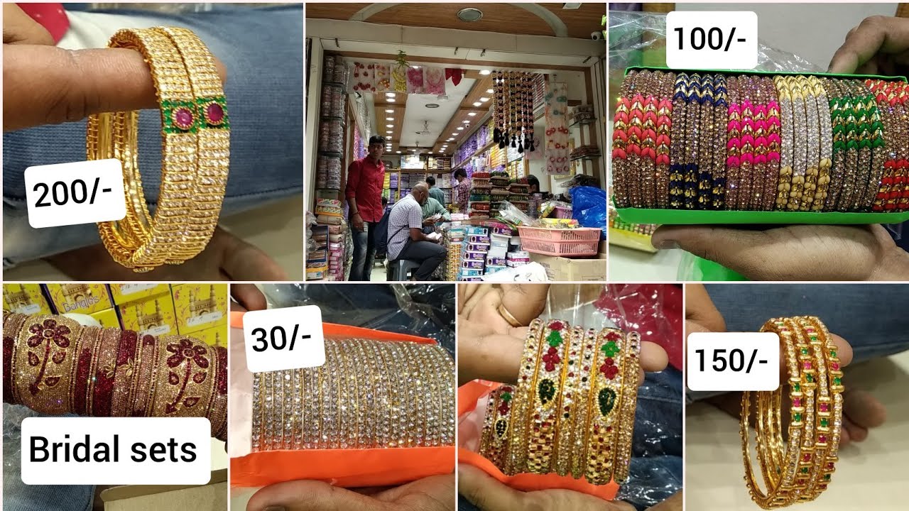 బేగం బజార్ గాజుల షాపింగ్| Bangles @best price with shop address| Hyderabad Shopping|