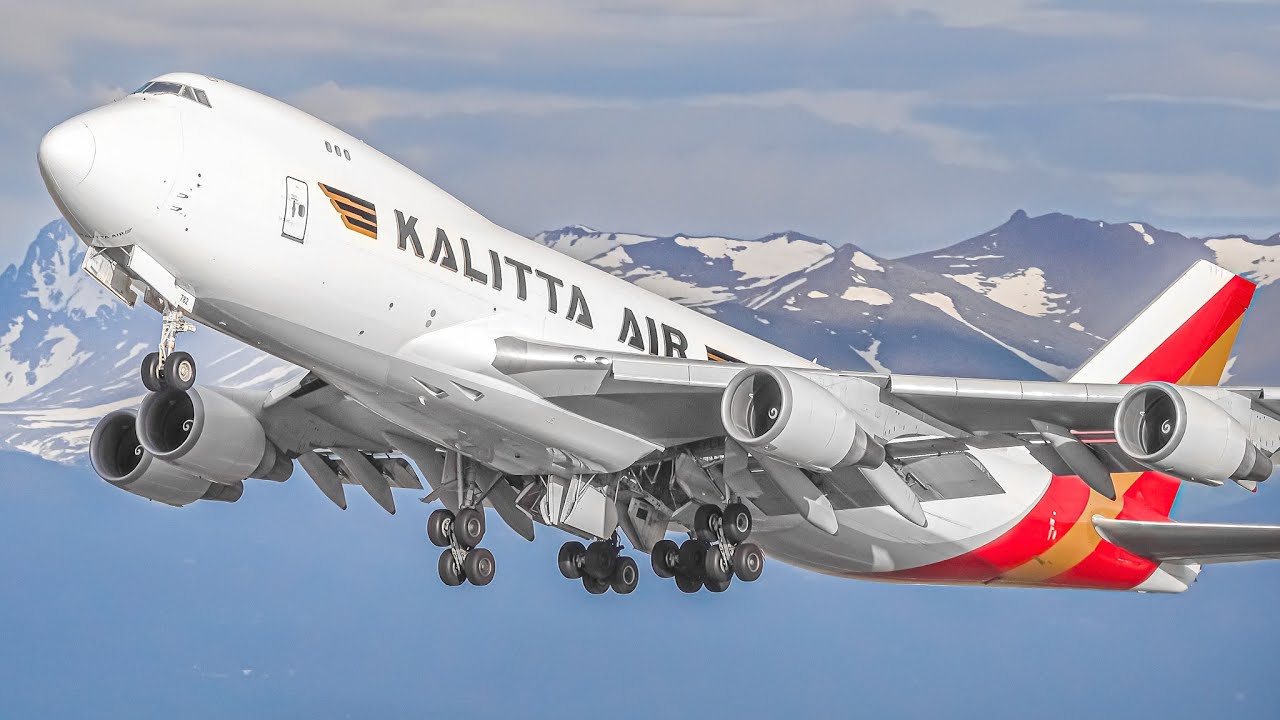 1 HR Watching Airplanes, Aircraft Identification | Plane Spotting Anchorage Airport [ANC/PANC] #8