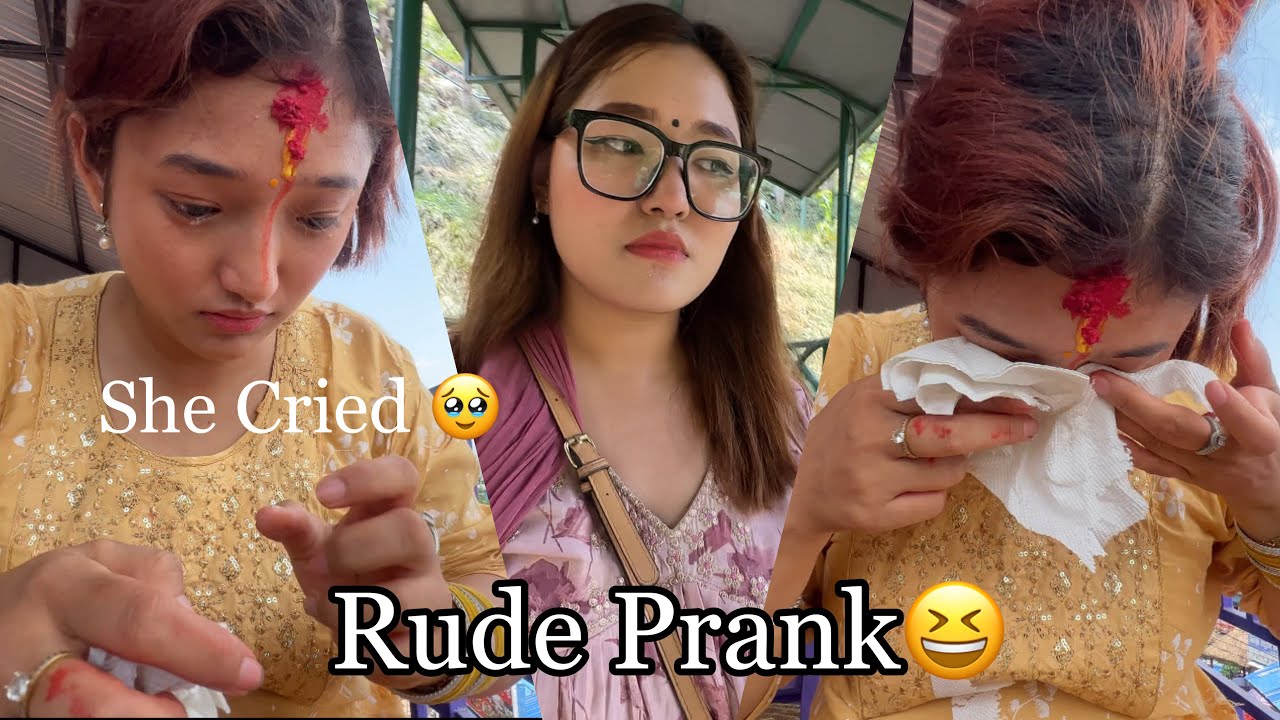 PRANK GONE WRONG | @ItsmeMuskan cried 😭| Being rude | Supriya Gurung