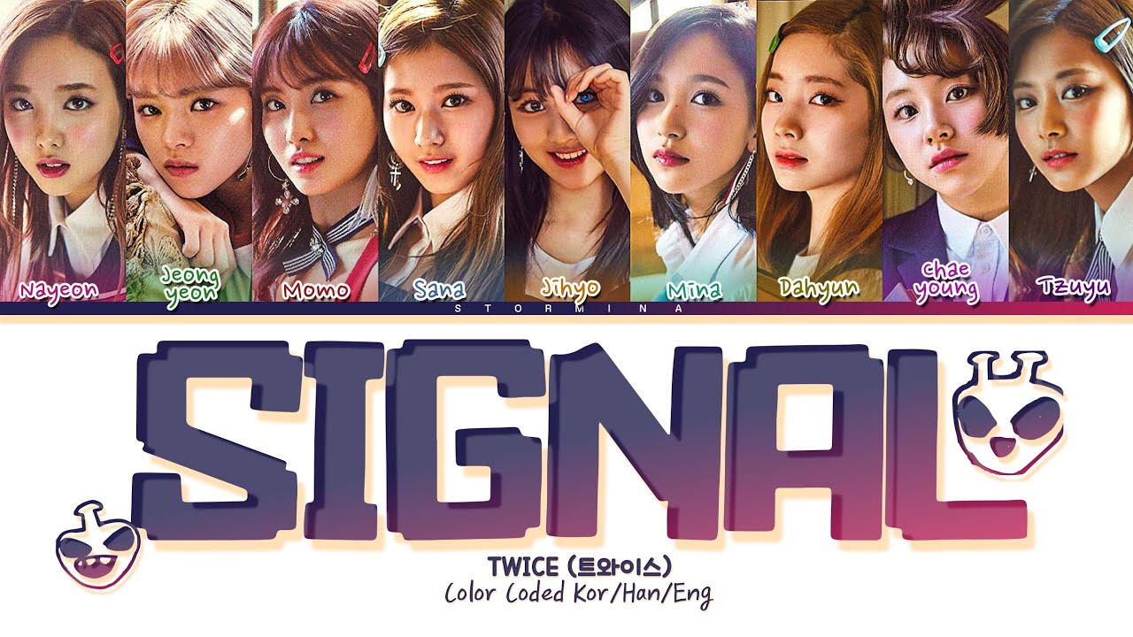 TWICE 'Signal' Lyrics (Color coded lyrics)