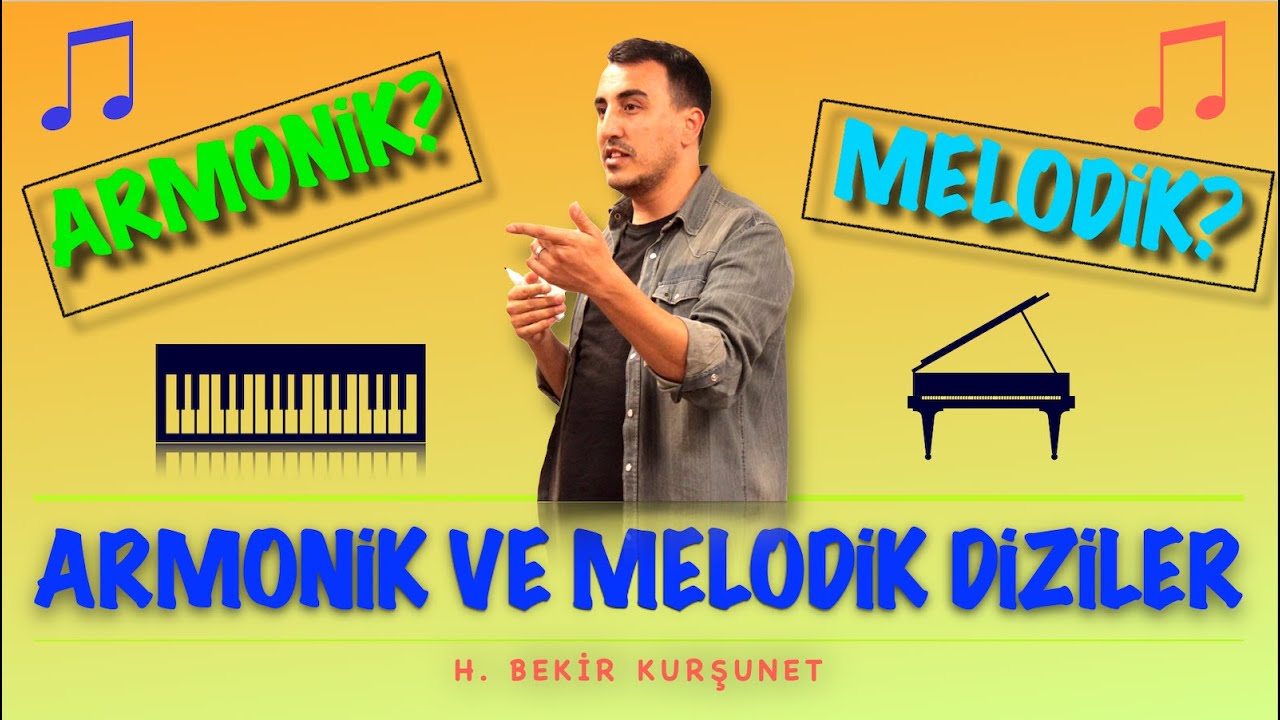 ARMONİK MELODİK MAJÖR VE MİNÖR DİZİLER