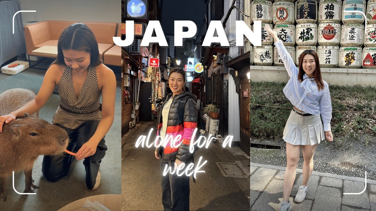 Solo travelling to Japan as a 20 y/o girl ✈️🇯🇵