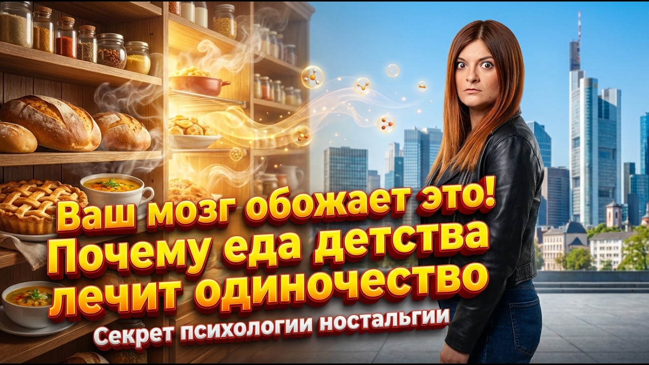 Ваш мозг обожает это! 🍲 Почему еда детства лечит одиночество
