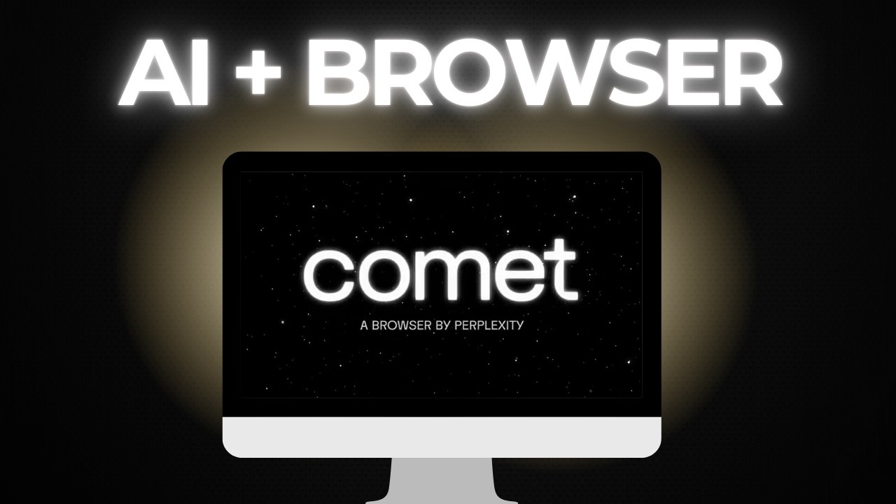 Comet (Perplexity) : le navigateur IA qui fait les clics &agrave; ta place ? TEST complet