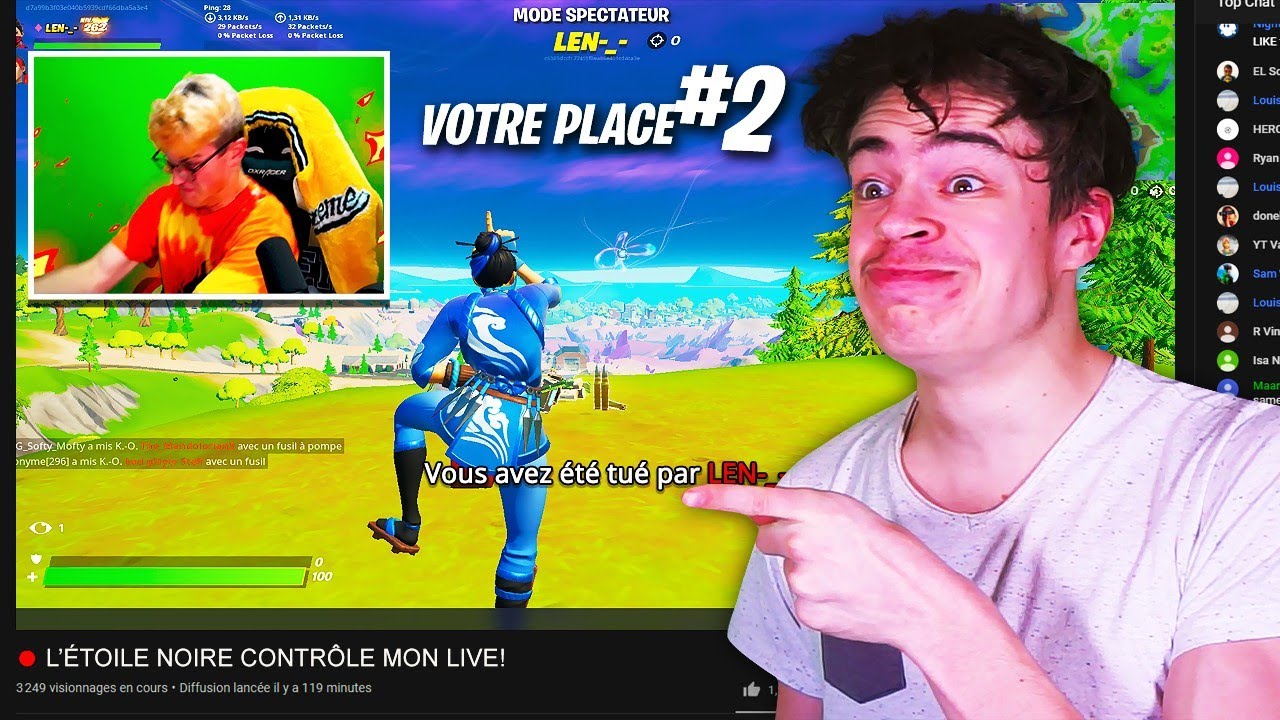 Je STREAMHACK JEANFILS.. Il CASSE son CLAVIER !