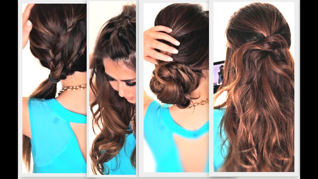 6 EASY LAZY HAIRSTYLES | CUTE EVERYDAY HAIRSTYLE