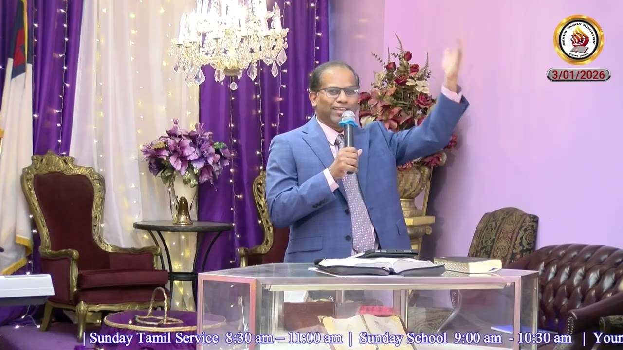 3-01-2026 | Sunday Message | Pastor Arvind | JFM - Queens Church |