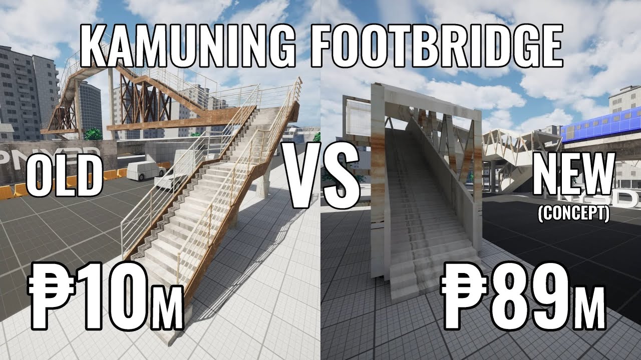 KAMUNING FOOTBRIDGE 3D Comparison Walkthrough