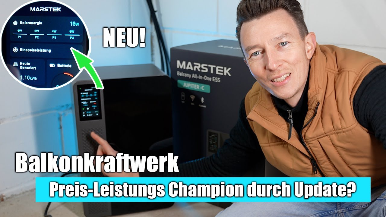 Marstek Jupiter C Balkonkraftwerk mit Speicher - All-in-One Preis-Leistungs Tipp? @MARSTEKENERGY