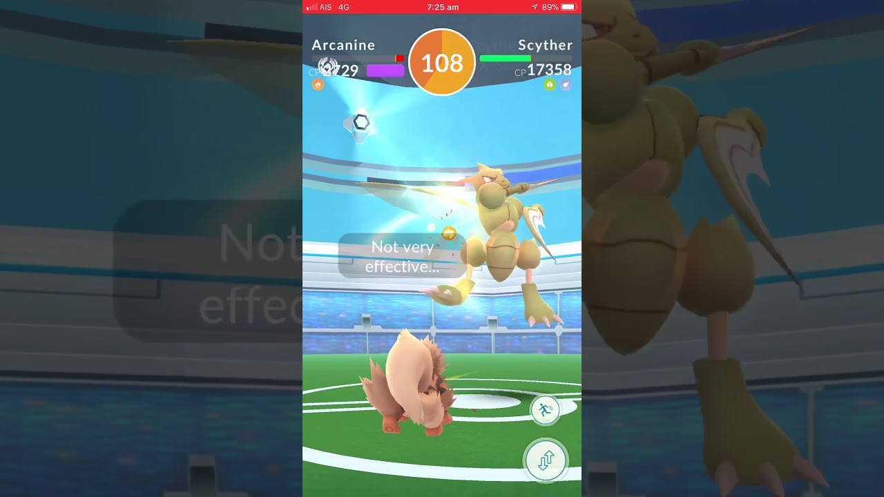 Pokémon Go - Level 3 Raid - Scyther Solo