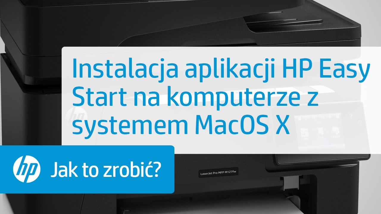 Instalacja aplikacji HP Easy Start w drukarkach HP LaserJet na komputerach | HP LaserJet | HP