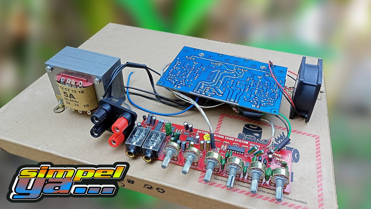 cara merakit power amplifier ocl 150 plus pasang bluetooth dan kipas sekaligus bisa untuk karaoke