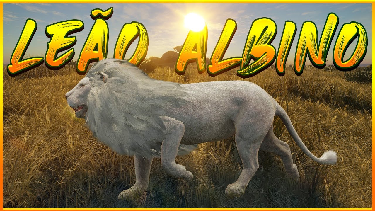 O LEÃO MAIS RARO DA SAVANA, FINALMENTE ENCONTREI O LEÃO ALBINO- THE HUNTER CALL OF THE WILD GAMEPLAY