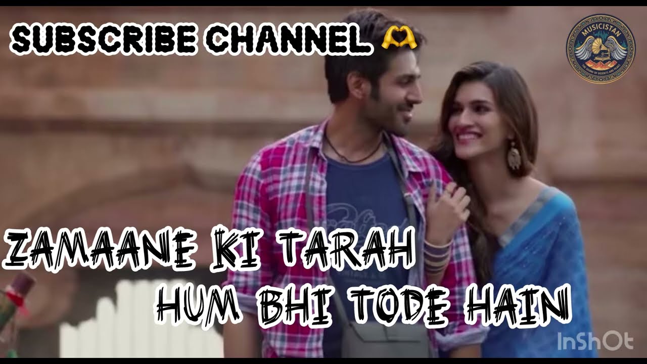 Zamaane ki tarah hum bhi tode hain | Hindi & Urdu songs | Musicistan song | zamaane ki tarah bhi 