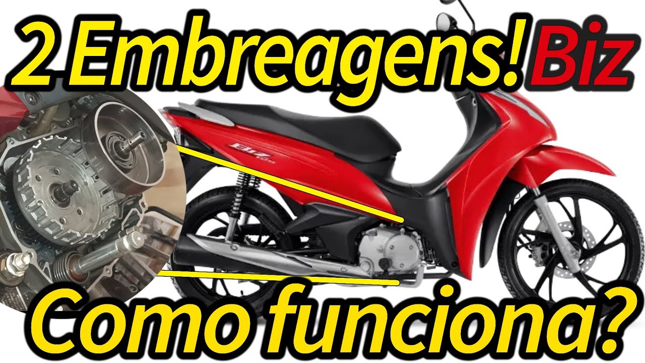 Pop e Biz Sem embreagem? Como funciona o sistema de embreagem da Honda Biz e POP? São 2 embreagens!
