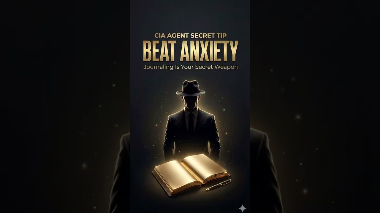 CIA Agent Secret Tip to Beat Anxiety | Journaling Is Your Secret Weapon
