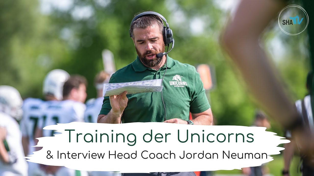 Training der Schwäbisch Hall Unicorns & Interview mit Head Coach Jordan Neuman