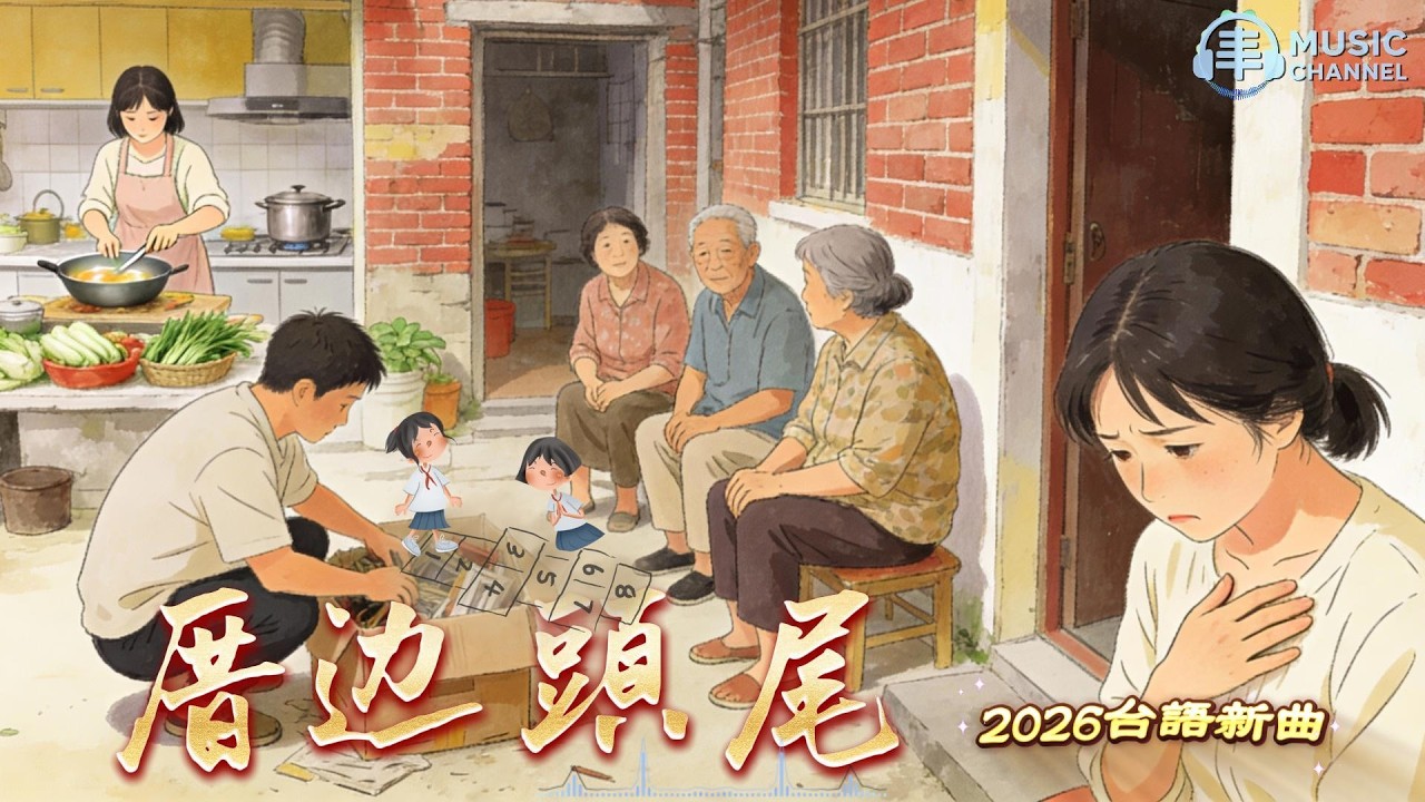 《#厝邊頭尾》#台語歌曲#台灣人情味#台語抒情#鄰居【2026台語流行新曲】Nice song「這是一首唱給台灣每一條巷仔、每一位厝邊頭尾的溫暖之歌..」#台語原創#原創音樂#台灣味【動態歌詞MV】
