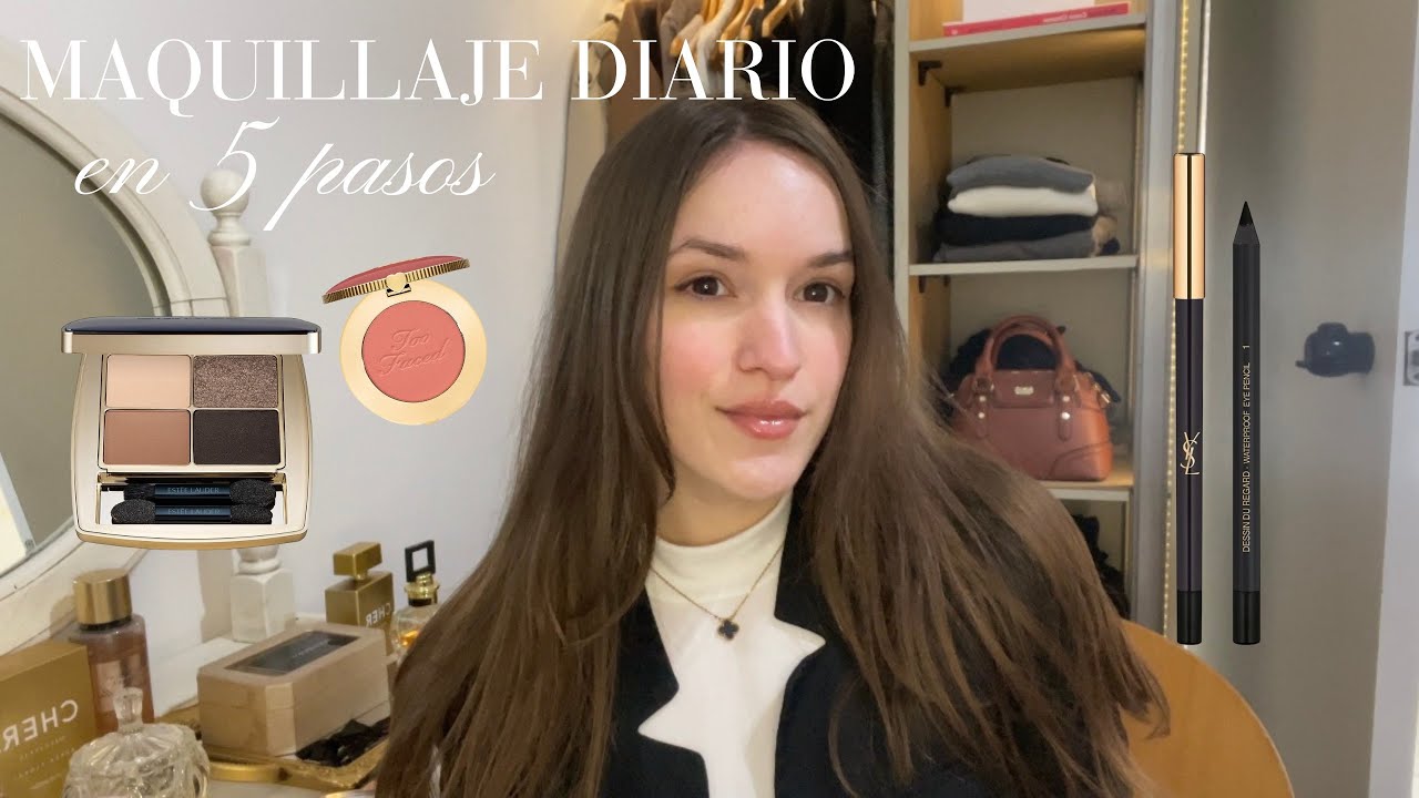 Maquillaje diario SIN BASE y con solo 5 productos
