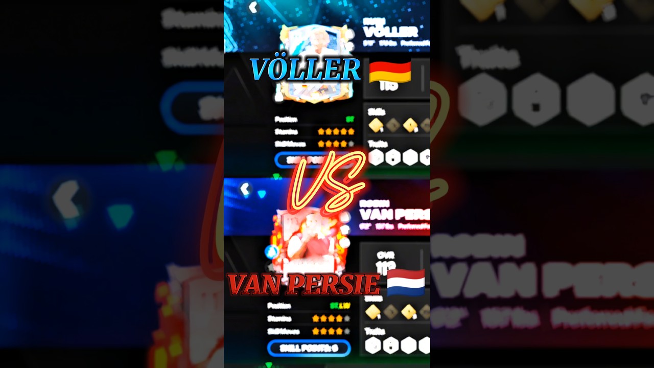 Van Persie 🇳🇱 Vs Rudi Völler 🇩🇪 