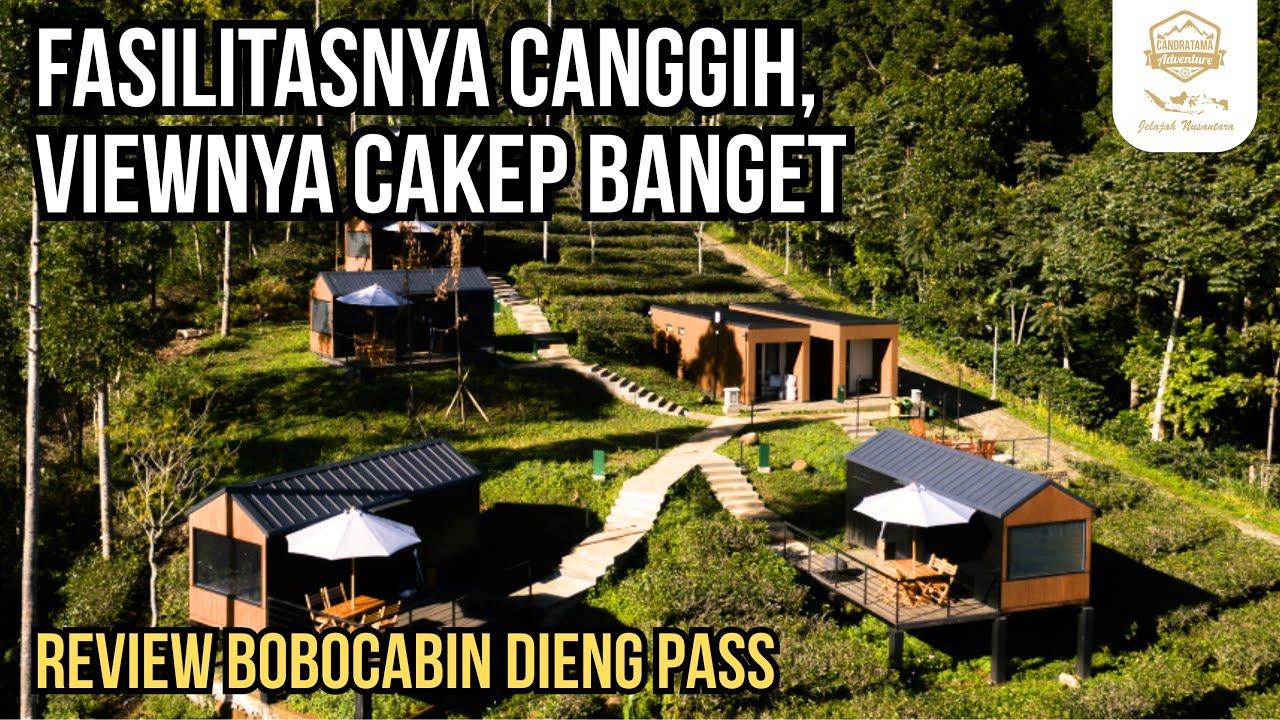 TEMPAT INI SERING PENUH! CAMPING KEKINIAN DI ALAM I REVIEW BOBOCABIN DIENG PASS, JAWA TENGAH