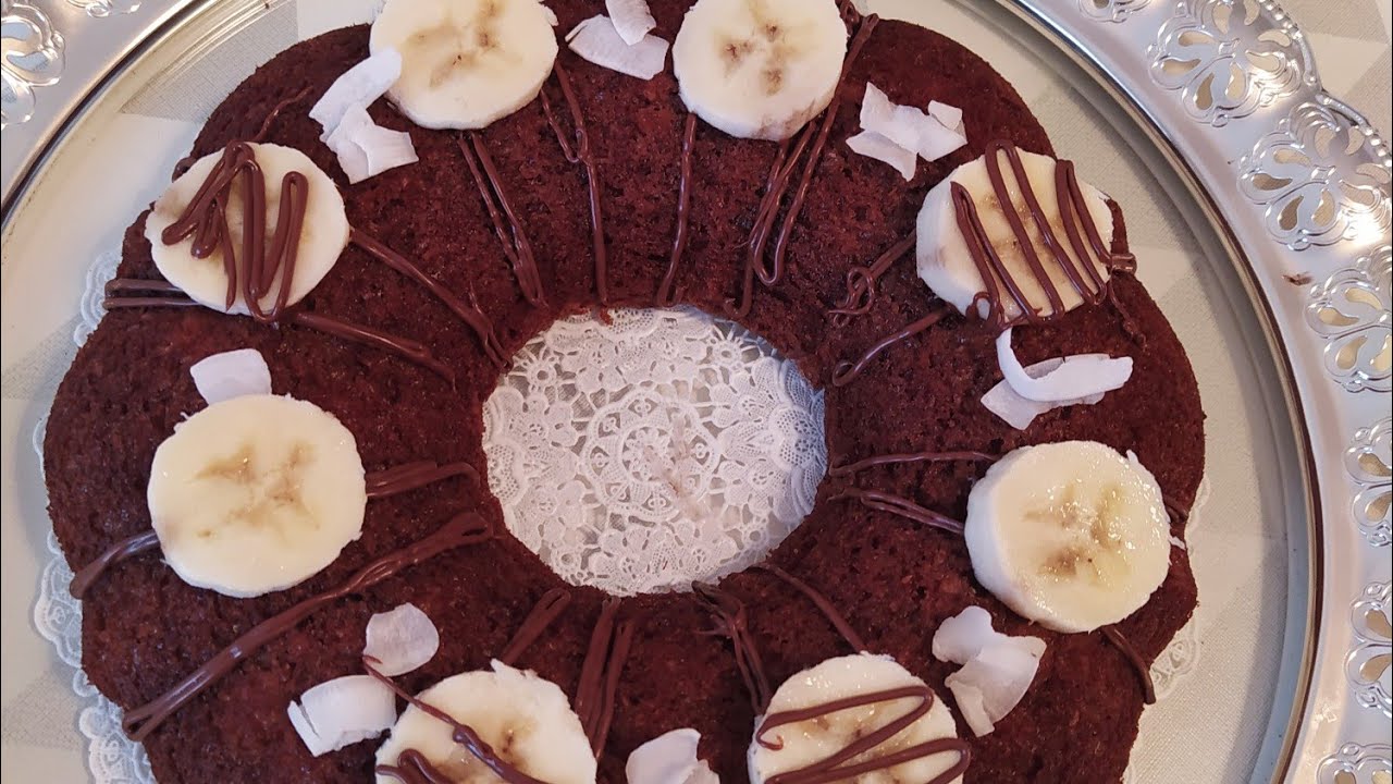 Cake au chocolat sans farineكيك شكولا بدون فرينة