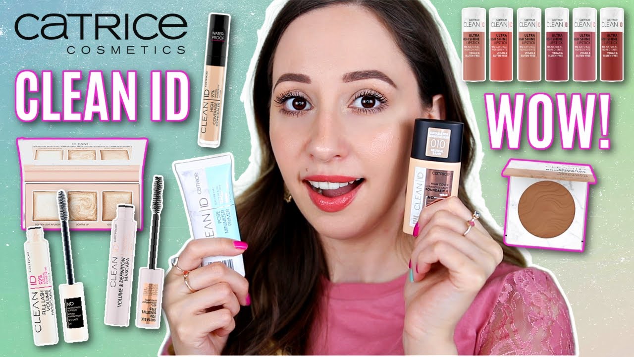 New Catrice Clean Id Makeup Tested - High Cover Foundation, Concealer, Mascaras and more!