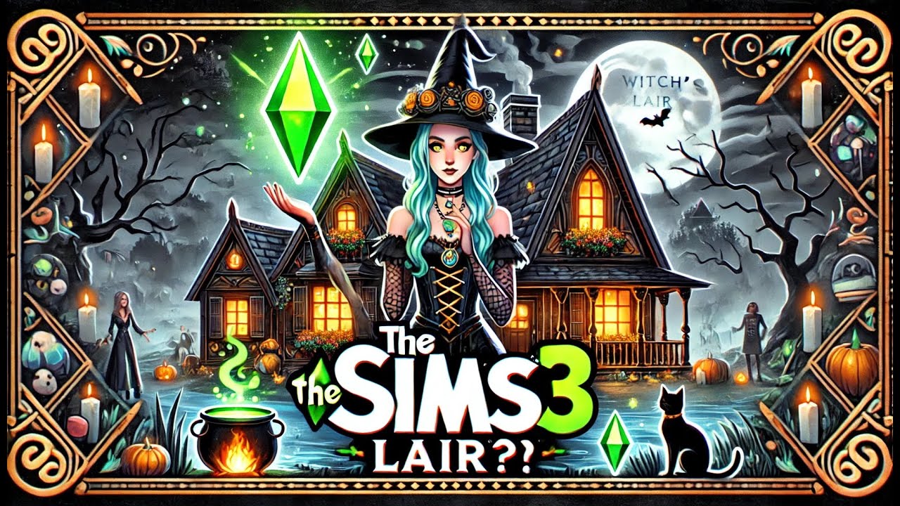 Starting to Build Our Haunted Witch’s Lair! 🔮✨ | Sims 3 Supernatural