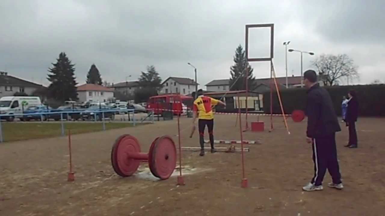 Parcours sportif Sapeurs pompiers Polliat Mars 2013