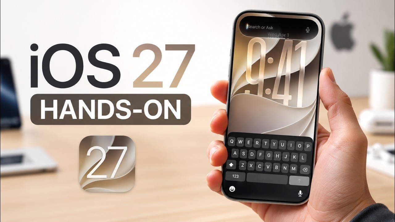 iOS 27 &ndash; pierwszy rzut oka!! Zobacz, co nowego w praktycznym teście!