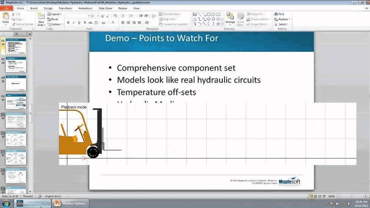 Introduction to the Hydraulics Library from Modelon