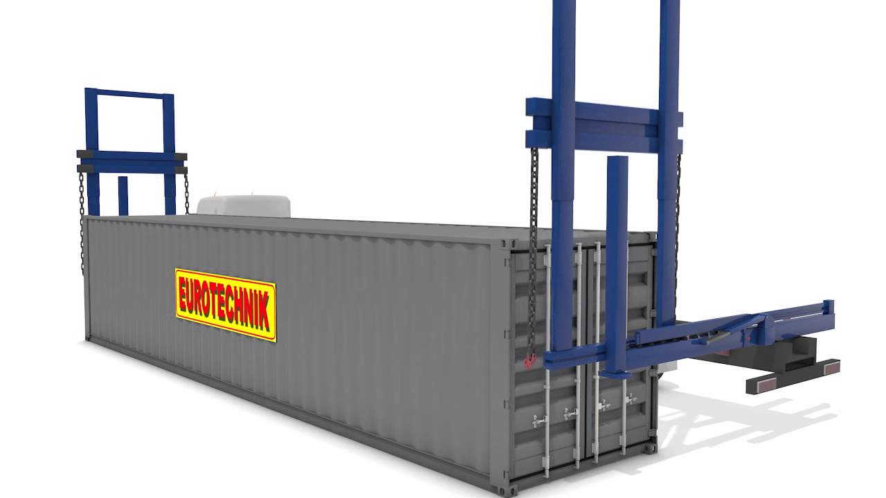 SLV Seitenlader Vertikales Absenksystem Container Side Loader, hebevorrichtung