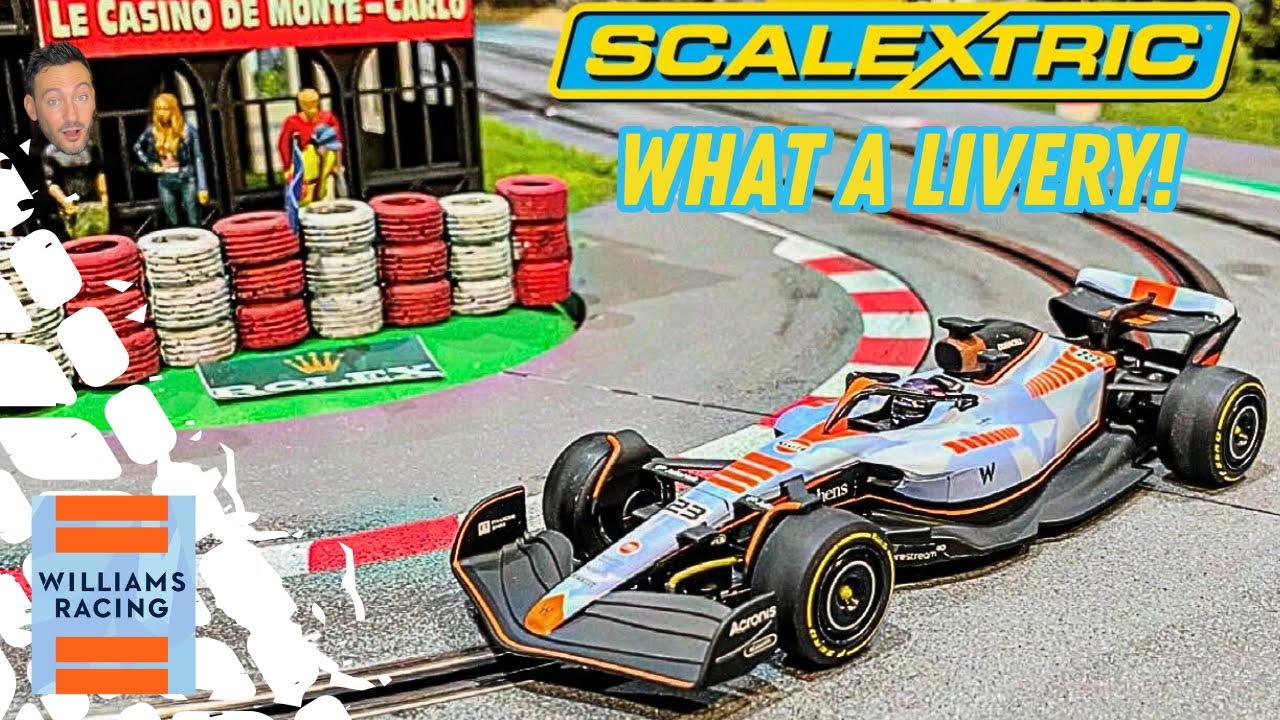 SCALEXTRIC WILLIAMS FW45 GULF LIVERY SLOT CAR! 😍🏁 ITS RAPID ON TRACK! 🏎️💨