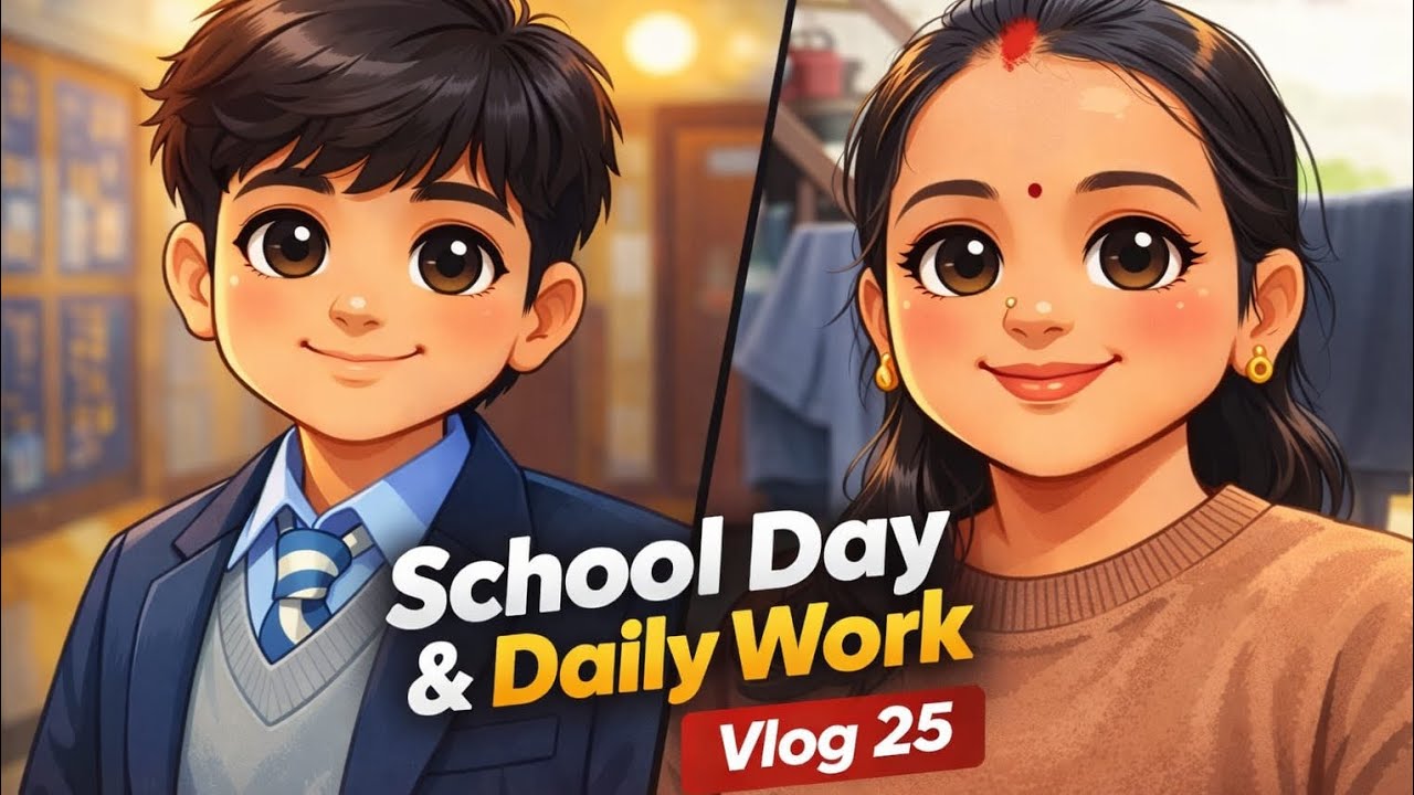 🧿💙 School Day & Daily Vlog 💙 New Day New Story 🎥 | Vlog 25 AksharaAkshaan🧿