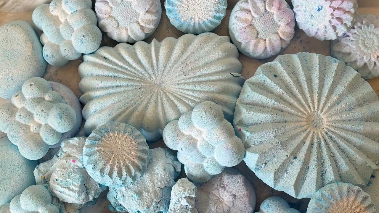 Pasted Gym Chalk Chunks and Reforms ASMR • Oddly Satisfying • Sleep Aid