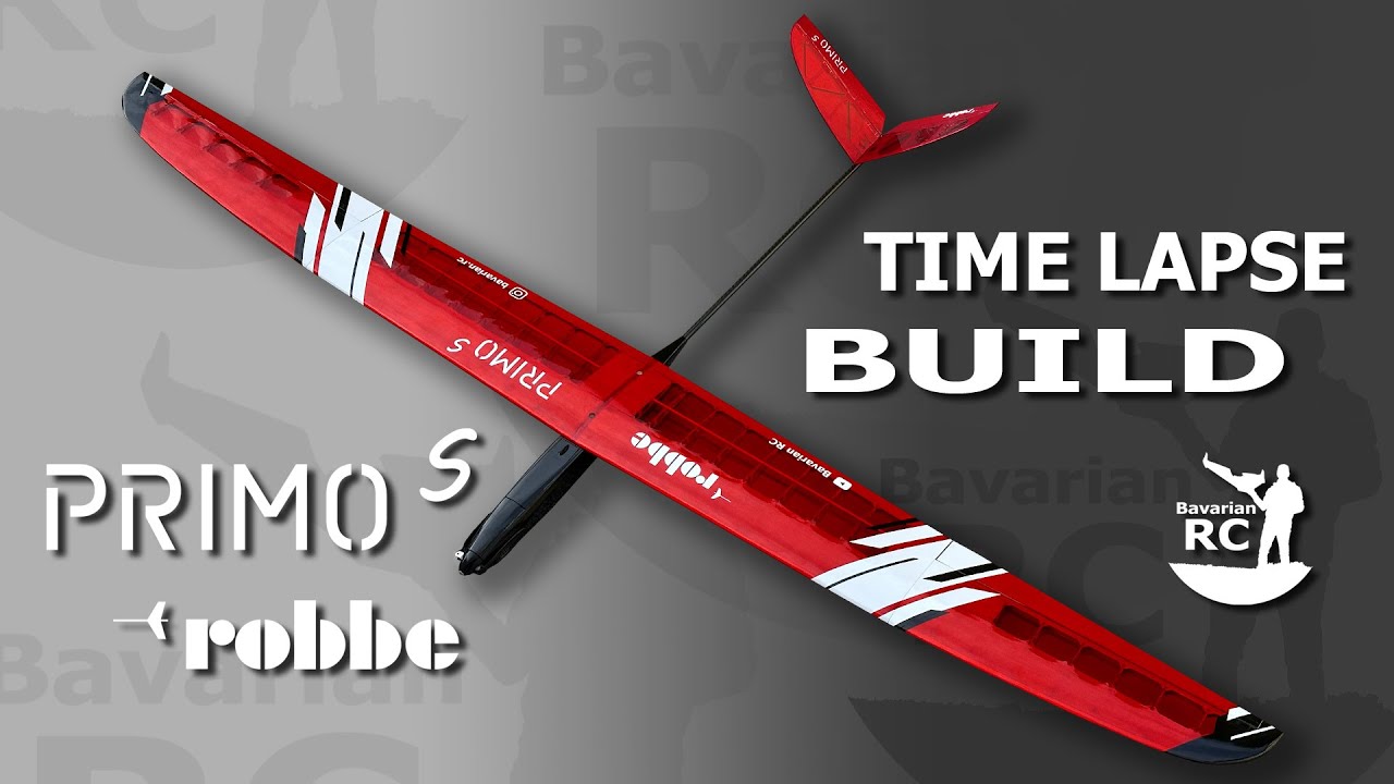 Primo S - RC glider from robbe | Time Lapse Build