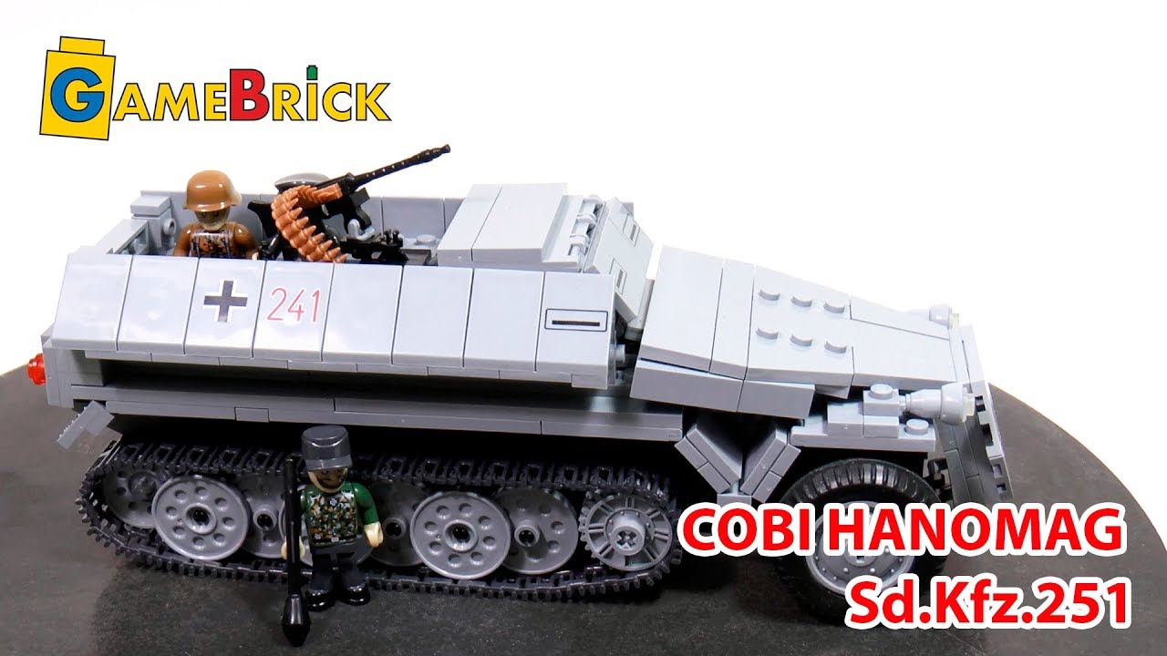 Бронетранспортер Hanomag Sd.Kfz.251 COBI 2442 обзор [музей GameBrick]