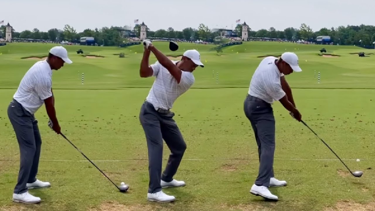 Tiger Woods Golf Swing 2022