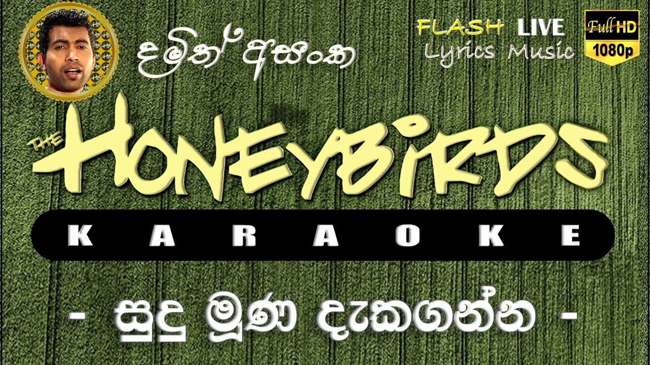 Sudu Muna Dakaganna Karaoke (Without Voice) සුදු මූණ දැකගන්න කැරෝකේ
